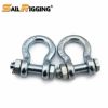 20 ton shackle heavy load drop forged safety bolt bow shackel